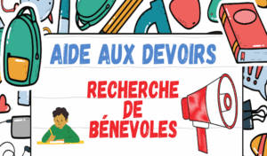 Aide aux devoirs – Recherche de bénévoles